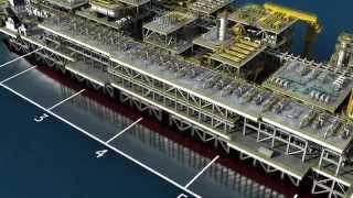 Construção e Montagem  FPSO Cidade de Itaguaí [upl. by Lydie]