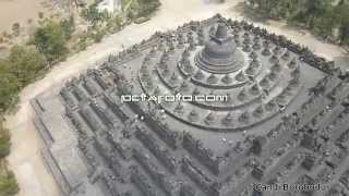 Aerial Video Borobudur [upl. by Rebor]