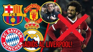 Mohamed Salah FUERA de Liverpool por estos problemas ¿A dónde se va [upl. by Ellatnahc]