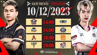 BRO vs DCG  VCF vs MHD  HKA vs GGL  SGP vs BAC  VÒNG BẢNG AIC 2023  NGÀY 1012 [upl. by Yznyl]