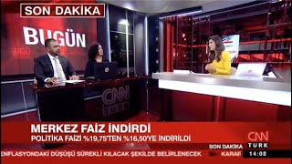 TCMB PPK Faiz Kararını CNN Türkde Prof Dr Sinan Alçın Yorumluyor [upl. by Liris]