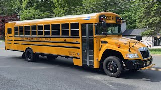 2023 Blue Bird Vision Handicap School Bus Driveby  Scotch Plains Fanwood Bus 7 [upl. by Emylee]