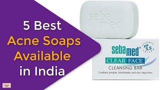 5 Best Acne Soaps Available in India  Fast Pimple Treatment [upl. by Etteniotnna]