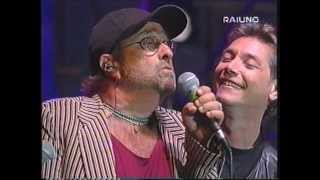 Lucio Dalla Gianni Morandi Mango Nino DAngelo in Luna Rossa Live con Orchestra 1999 [upl. by Lee]