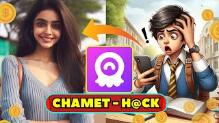 💯 CHAMET  Free Coins 🤑 Unlimited  Chamet app free coins trick  Vidoe Dating App [upl. by Lednahc]