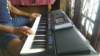 කුමුදුලියේ කැරොකේ kumuduliye sanda eliye karaoke psr sx700 [upl. by Einnod696]