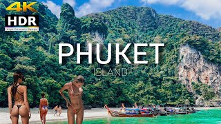 4K HDR  Walking Phuket Island  BEST Place in the World  Thailand 2023  With Captions [upl. by Opportina]