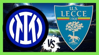 Pronósticos INTER VS LECCE  Liga Italiana 20242025 [upl. by Alit]