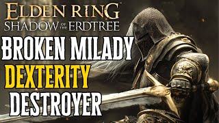 OVERPOWERED Elden Ring DLC Milady Build [upl. by Weigle]