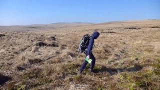 Walk on Drygarn Fawr in the Cwmdeuddwr Hills Mid Wales February 2013 [upl. by Naved]