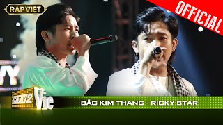 Rùng mình với HIT Bắc Kim Thang quá độc đỉnh của Ricky Star  RAP VIỆT Live Stage [upl. by Arual]