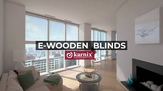 Żaluzje Drewniane EWooden Blinds marki Karnix [upl. by Rianna255]