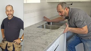 How to Update Your Old Counter tops to Quartz [upl. by Sapphira]