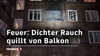 Feuer in Eimsbüttel Nachbar rettet 85Jährige vor dem Rauch [upl. by Anirehtac192]