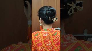 Very Easy❤️Short hair Hairstyle shortvideo hairstyle hairstylehorts judatutorial [upl. by Taimi]