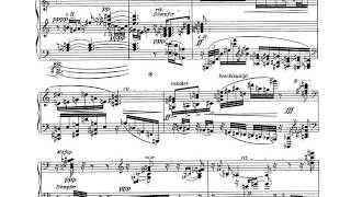 A Schoenberg Tres piezas para piano op11 nº 3 Partitura Audición Música Atonal [upl. by Erialcyram668]