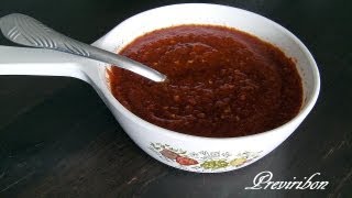 Salsa Roja chile guajillo y arbol  how to make red sauce arbol and guajillo chili  video 137 [upl. by Auqinahc]