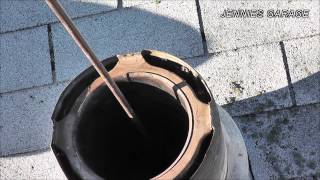 How To Sweep A Chimney  Say NO To Chimney Fire amp YES To A Clean Pipe [upl. by Booma]