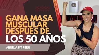 SI SE PUEDE GANAR MASA MUSCULAR DESPUÉS DE LOS 50 AÑOS [upl. by Roanne]