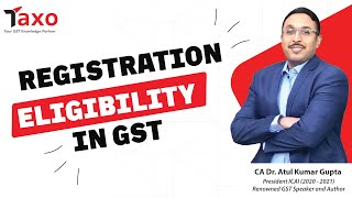 When GST Registration Required GST Registration Eligibility Complete Process In Hindi [upl. by Anastos]