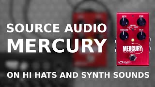 Source Audio MERCURY Flanger on a drum machine and a synth Arturia DrumBrute Impact  Microfreak [upl. by Ihcego302]