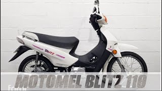 MOTOMEL BLITZ 110 BASE CUB FICHA TECNICA BLANCO PERLADO [upl. by Arodnap685]