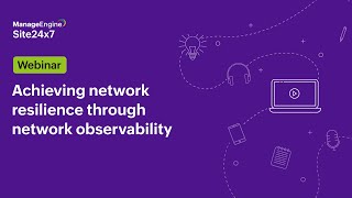 Webinar Are your networks resilient Learn how network observability can help [upl. by Sennahoj]