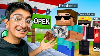 I Opened a YOUTUBERS SHOP in Minecraft [upl. by Inej]