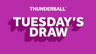 The National Lottery Thunderball draw results from Tuesday 02 January 2024 [upl. by Aloin405]