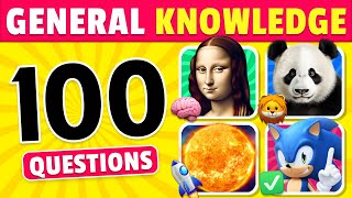 🧠 How Good is Your General Knowledge Take This 100Question Quiz To Find Out ✅ [upl. by Wachtel772]