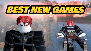 Best New Roblox Games  Ep 34  Attack on Titan Trespasser Horses [upl. by Orianna932]