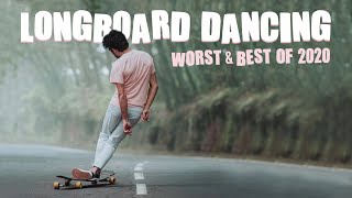 Longboard dancing WORST amp BEST OF 2020 [upl. by Aerdnaxela588]