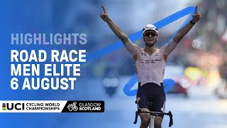 Men Elite Road Race Highlights  2023 UCI Cycling World Championships [upl. by Jeffery627]