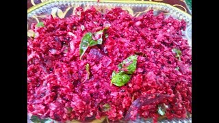 How to make Beetroot Thoran kerala style [upl. by Nameloc13]