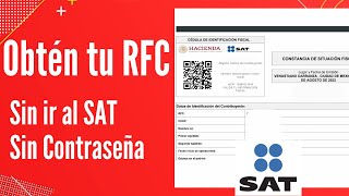 Tutorial para generar la Constancia de Situación Fiscal ante el SAT 2024 [upl. by Markland]