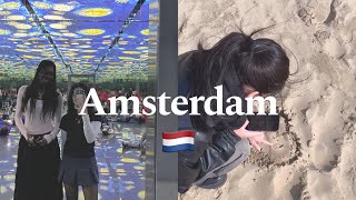 girls trip to Amsterdam🇳🇱  karaoke hotpot arcade [upl. by Seppala]