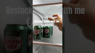 Restock fridge drinks with me 😬 fridgestorage fridgerestock cleaningmotivation organization [upl. by Ubald]