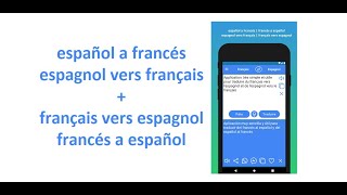 Traducteur espagnol vers français et traducteur français vers espagnol [upl. by Rabah322]