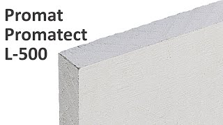 Promat PROMATECT L500 Calcium Silicate Board [upl. by Annayt]