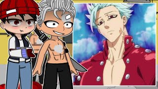 Undead Unluck React to Ban  Nanatsu no Taizai  TikTok  Gacha React [upl. by Bo]