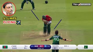 Top 10 Amazing Stumps Flying Deliveries in Cricket [upl. by Sundberg]