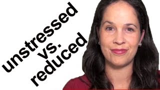 American English Word Stress Unstressed vs Reduced syllables [upl. by Inanaup]