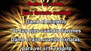 Dame  Ricardo Arjona Karaoke [upl. by Serafine]