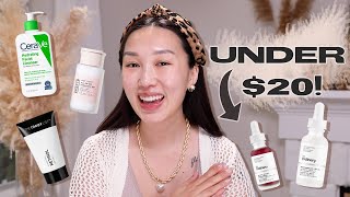 Affordable GLASS SKIN Skincare Under 20 [upl. by Leanna]