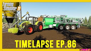 ESPARCIDOR💩 de💦 PURIN  Timelapse Ep86  Farming Simulator 19 PS5 [upl. by Adok]