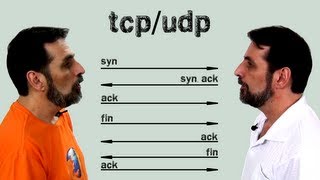 Protocolos TCP e UDP [upl. by Tnilc]