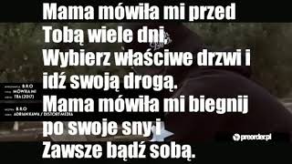 BRO Mówiła mi  Tekst [upl. by Natale815]