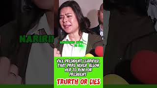 PRRD Ayaw tumakbo si Vp sarah sa pagkaPresident 2028 vpsara shortsvideo shorts [upl. by Kenton]