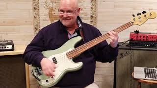 Product Review  Fender Player Precision Electric Bass Sage Green [upl. by Geithner]