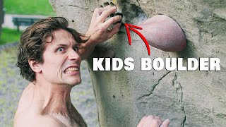 Pro climber gets destroyed in a children’s playground [upl. by Aerona]